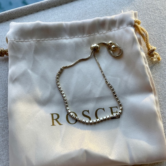 Rosce Jewelers Adjustable Gold Tennis Bracelet - Picture 4 of 4